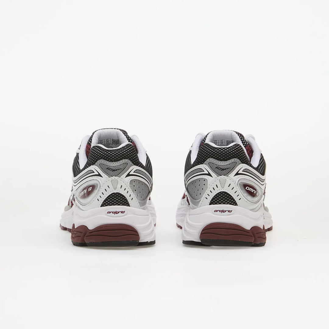 SAUCONY OMNI 9 MAROON WHITE