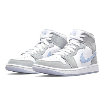 AIR JORDAN 1 MID WMNS 'WHITE WOLF GREY' — Stock