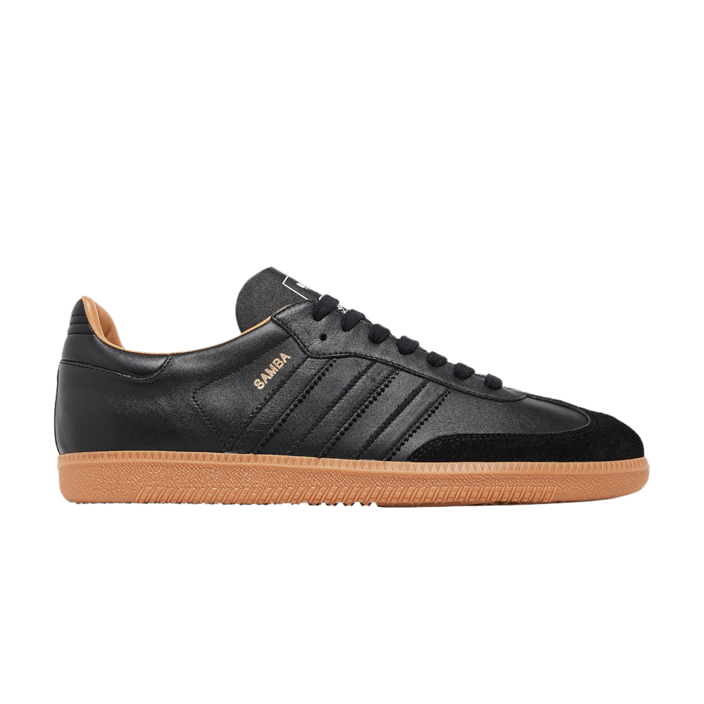 ADIDAS SAMBA OG MADE IN ITALY BLACK GUM