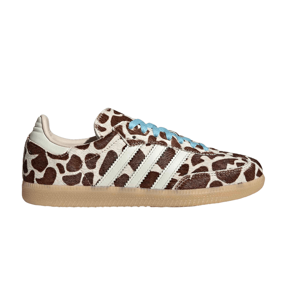 ADIDAS SAMBA OG GIRAFFE PRINT CRYSTAL LINEN (WOMEN&