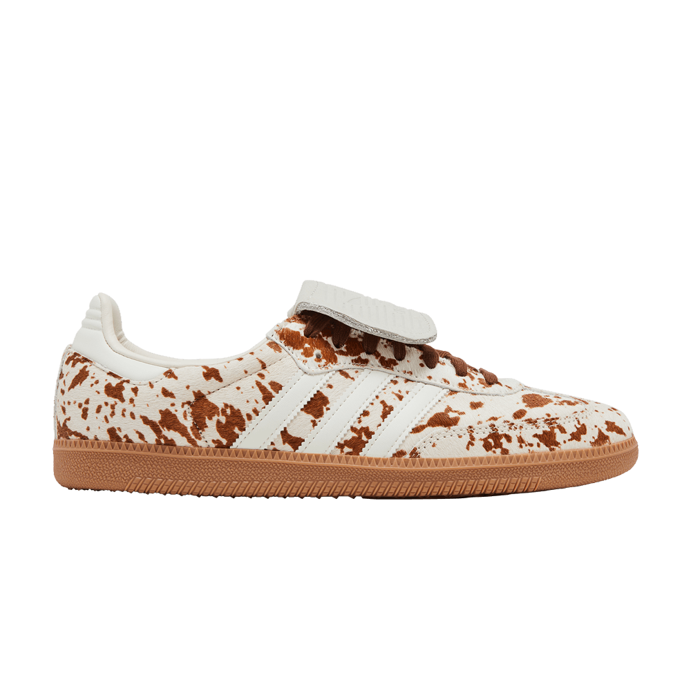 ADIDAS SAMBA LT COW PRINT BROWN WHITE (WOMEN&