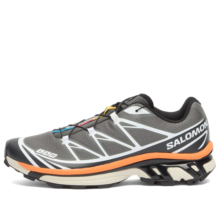 SALOMON XT-6 BLACK FOOTWEAR SILVER WARM APRICOT