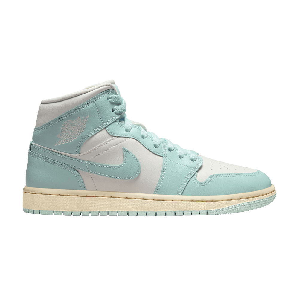 JORDAN 1 MID LIGHT DEW (WOMEN&
