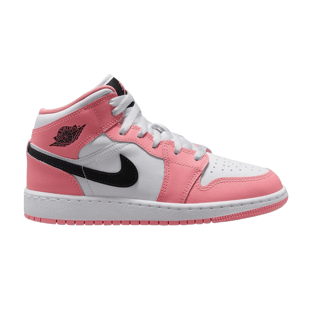 JORDAN 1 MID PINK GAZE (GS)
