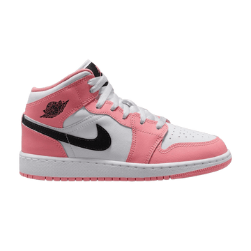 JORDAN 1 MID PINK GAZE (GS) — Stock