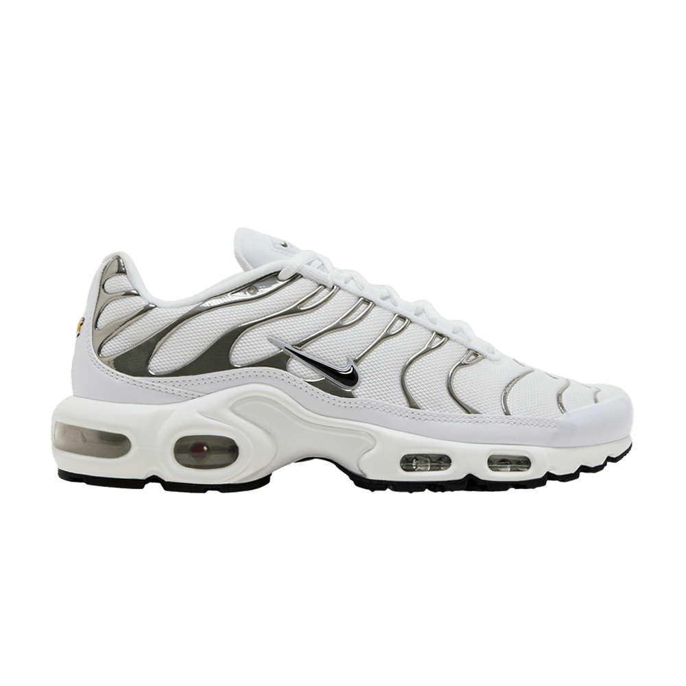 NIKE AIR MAX PLUS SE WHITE METALLIC SILVER (WOMEN&