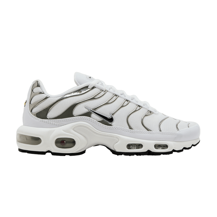 NIKE AIR MAX PLUS SE WHITE METALLIC SILVER (WOMEN&