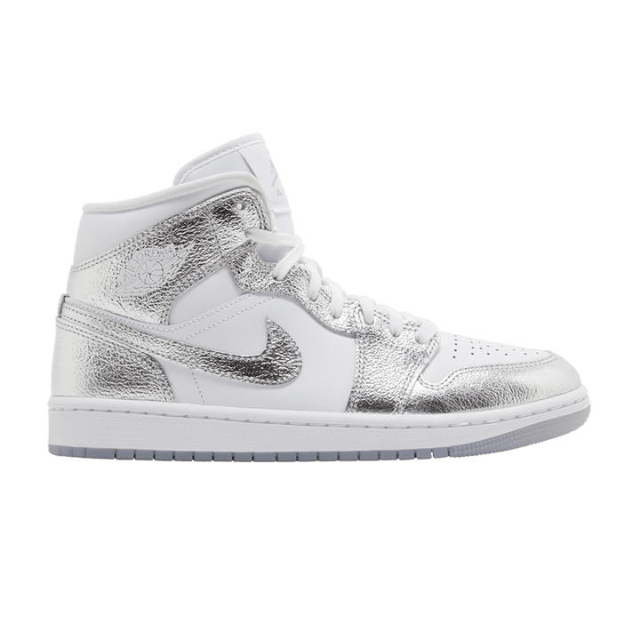 JORDAN 1 MID SE METALLIC SILVER (WOMEN&