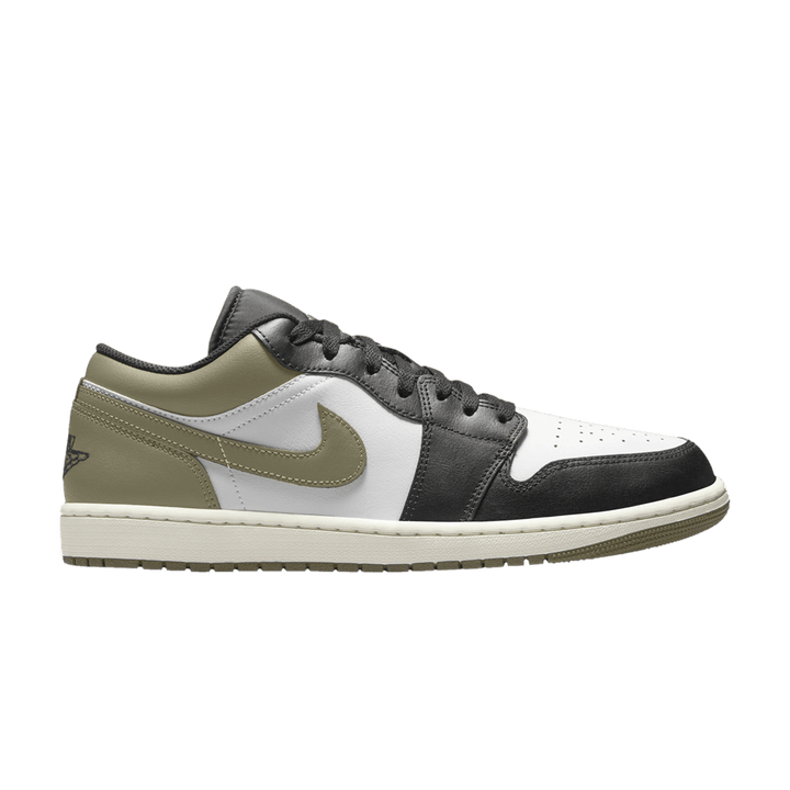 JORDAN 1 LOW BLACK TOE MEDIUM OLIVE
