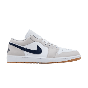 JORDAN 1 LOW MIDNIGHT NAVY NEUTRAL GREY — Stock