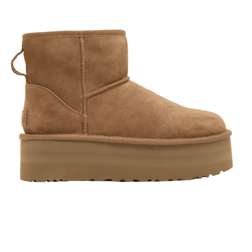 UGG CLASSIC MINI PLATFORM BOOT CHESTNUT (WOMEN&