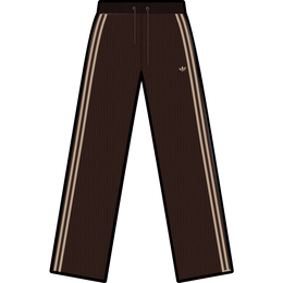 ADIDAS CROCHET TRACK PANTS AURORA COFFEE MAGIC BEIGE