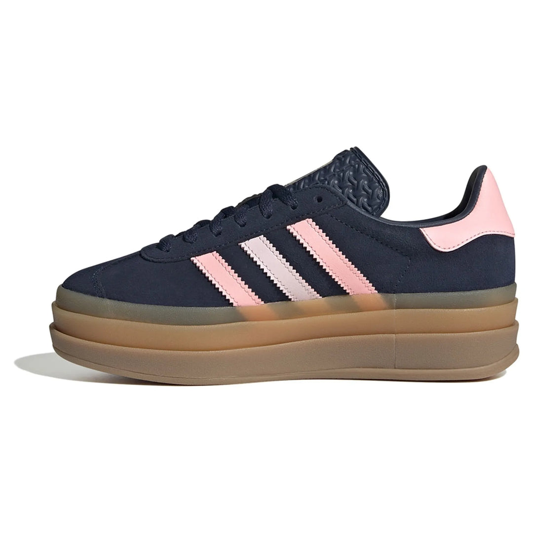 ADIDAS GAZELLE BOLD NIGHT INDIGO GLOW PINK GOLD METALLIC GS