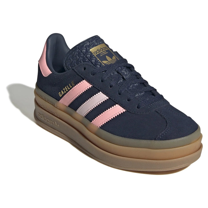 ADIDAS GAZELLE BOLD NIGHT INDIGO GLOW PINK GOLD METALLIC GS