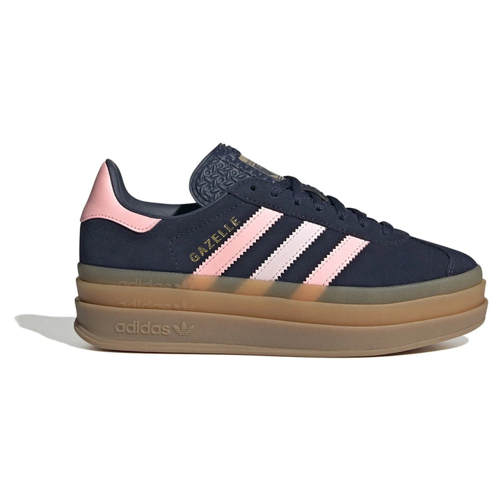 ADIDAS GAZELLE BOLD NIGHT INDIGO GLOW PINK GOLD METALLIC GS