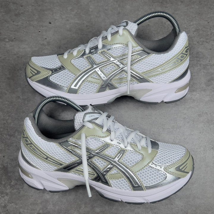 ASICS GEL-1130 WHITE DRIED LEAF GREEN WOMENS