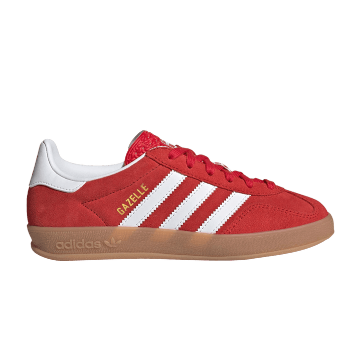 ADIDAS GAZELLE INDOOR BETTER SCARLET CLOUD WHITE GUM (GS)