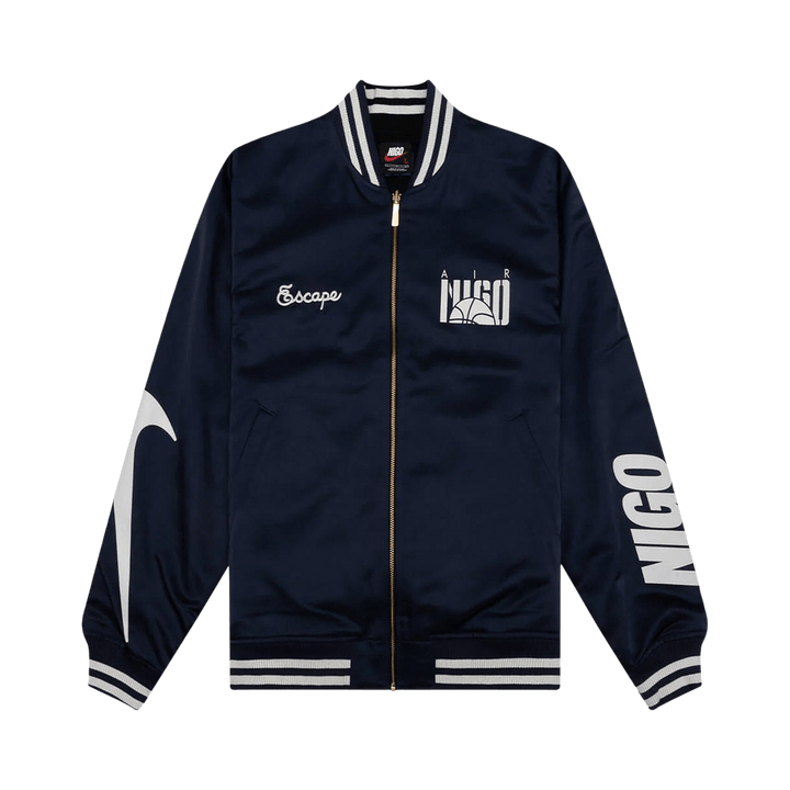 NIKE X NIGO SOUVENIR JACKET MIDNIGHT NAVY/BLACK