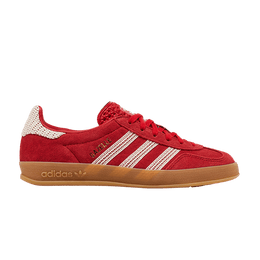 ADIDAS GAZELLE INDOOR BETTER SCARLET WONDER WHITE GUM (WOMEN'S)