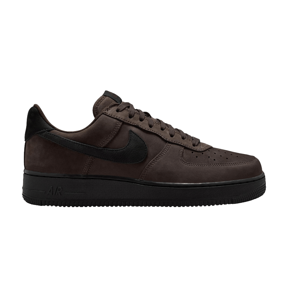 NIKE AIR FORCE 1 LOW RETRO PREMIUM QS BLACK TEA BLACK BADGELESS