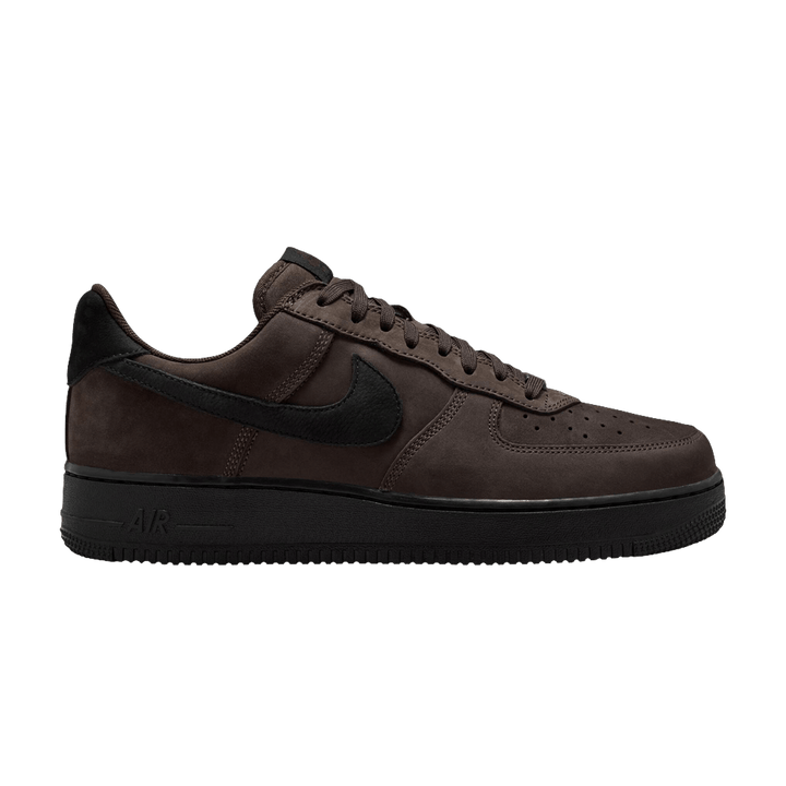NIKE AIR FORCE 1 LOW RETRO PREMIUM QS BLACK TEA BLACK BADGELESS