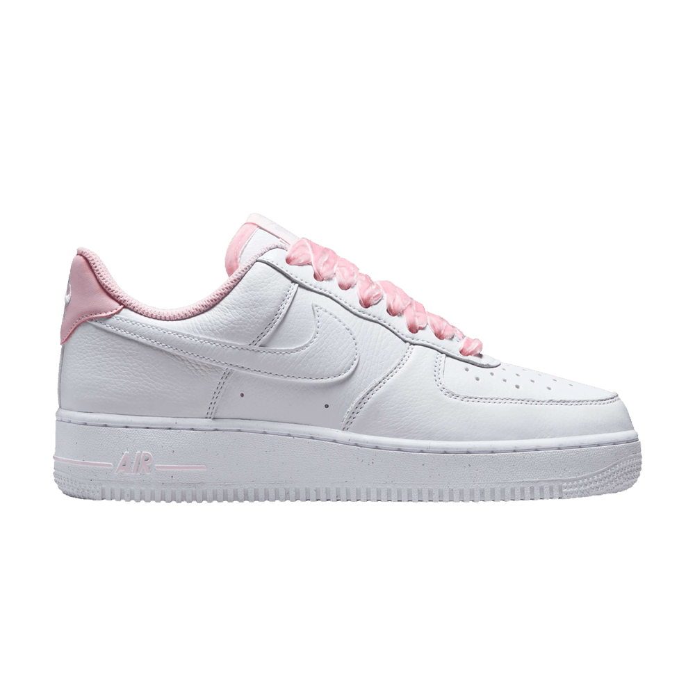 NIKE AIR FORCE 1 LOW VINTAGE PINK FOAM VELVET LACES (WOMEN&