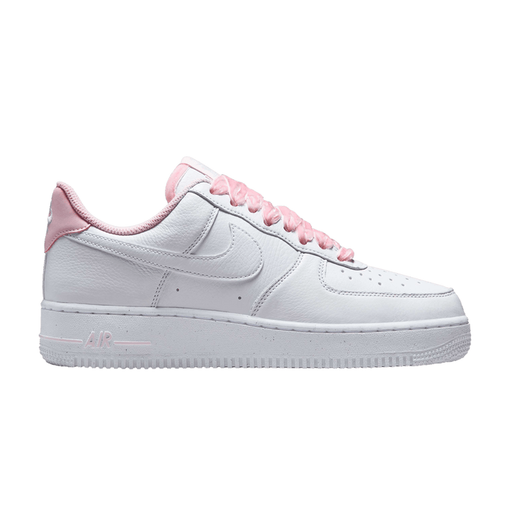 NIKE AIR FORCE 1 LOW VINTAGE PINK FOAM VELVET LACES (WOMEN&