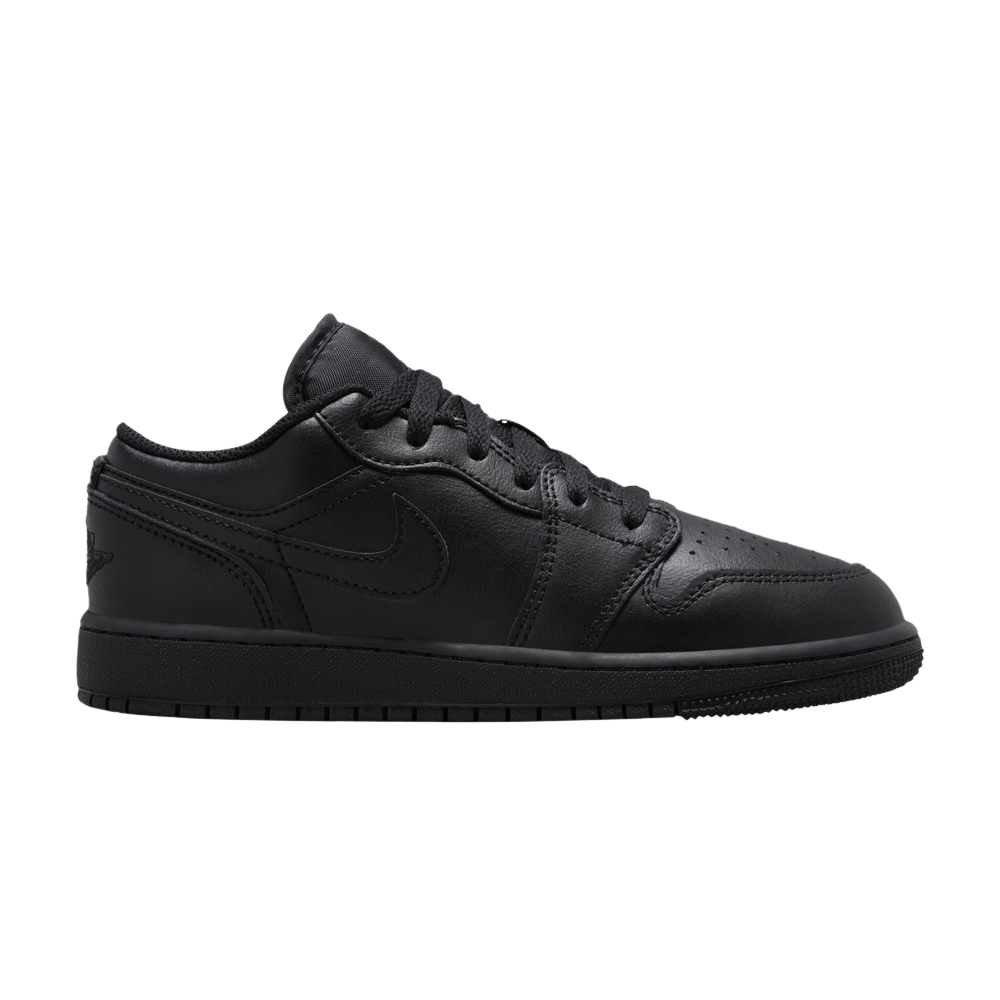 JORDAN 1 LOW TRIPLE BLACK (2022) (GS)