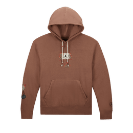 TRAVIS SCOTT X JORDAN FLIGHT GRAPHIC HOODIE ARCHAEO BROWN