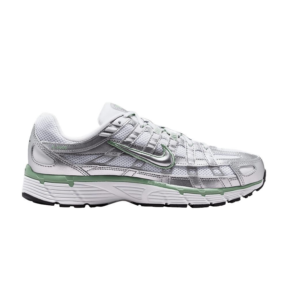 NIKE P-6000 METALLIC SILVER WHITE STEAM (WOMEN&