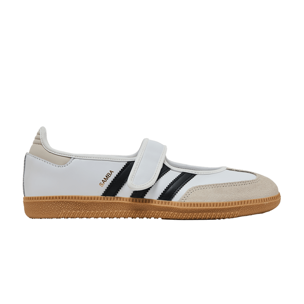 ADIDAS SAMBA JANE WHITE BLACK GUM (WOMEN&