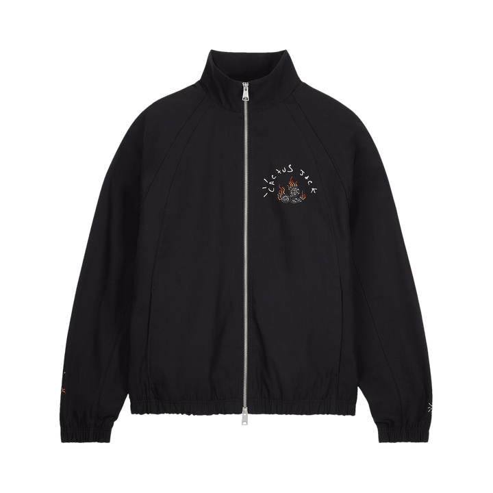 TRAVIS SCOTT X JORDAN WOVEN JACKET BLACK — Stock 