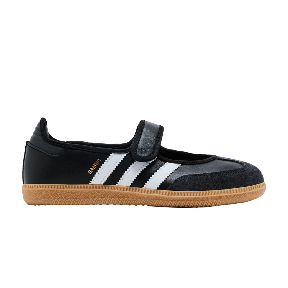 ADIDAS SAMBA JANE BLACK WHITE GUM (WOMEN&