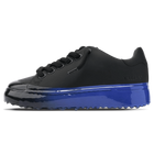 MALLET GRFTR LITE MEN'S BLACK BLUE OMBRE DIP LEATHER TRAINERS