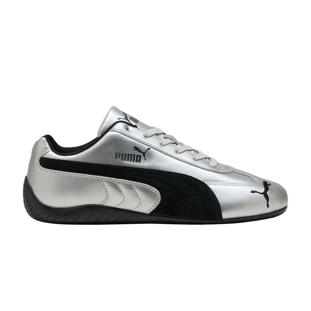 PUMA SPEEDCAT METALLIC SILVER BLACK