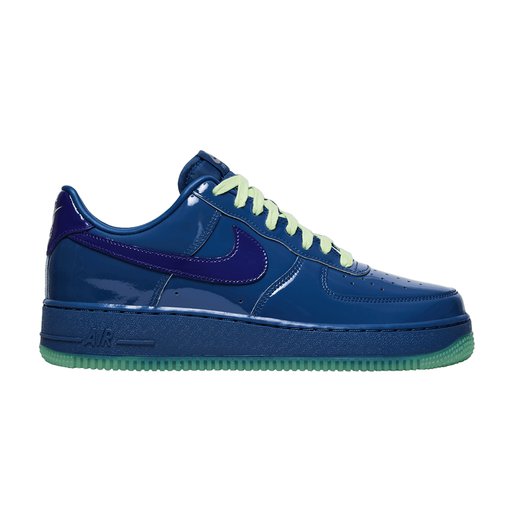 NIKE AIR FORCE 1 LOW PATENT LEATHER MYSTIC NAVY GRAPE ICE — Stock #1