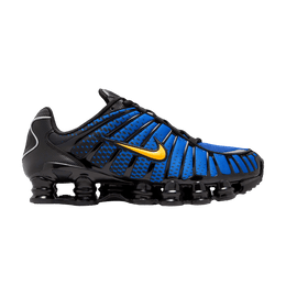 NIKE SHOX TL BLACK LYON BLUE VARSITY MAIZE