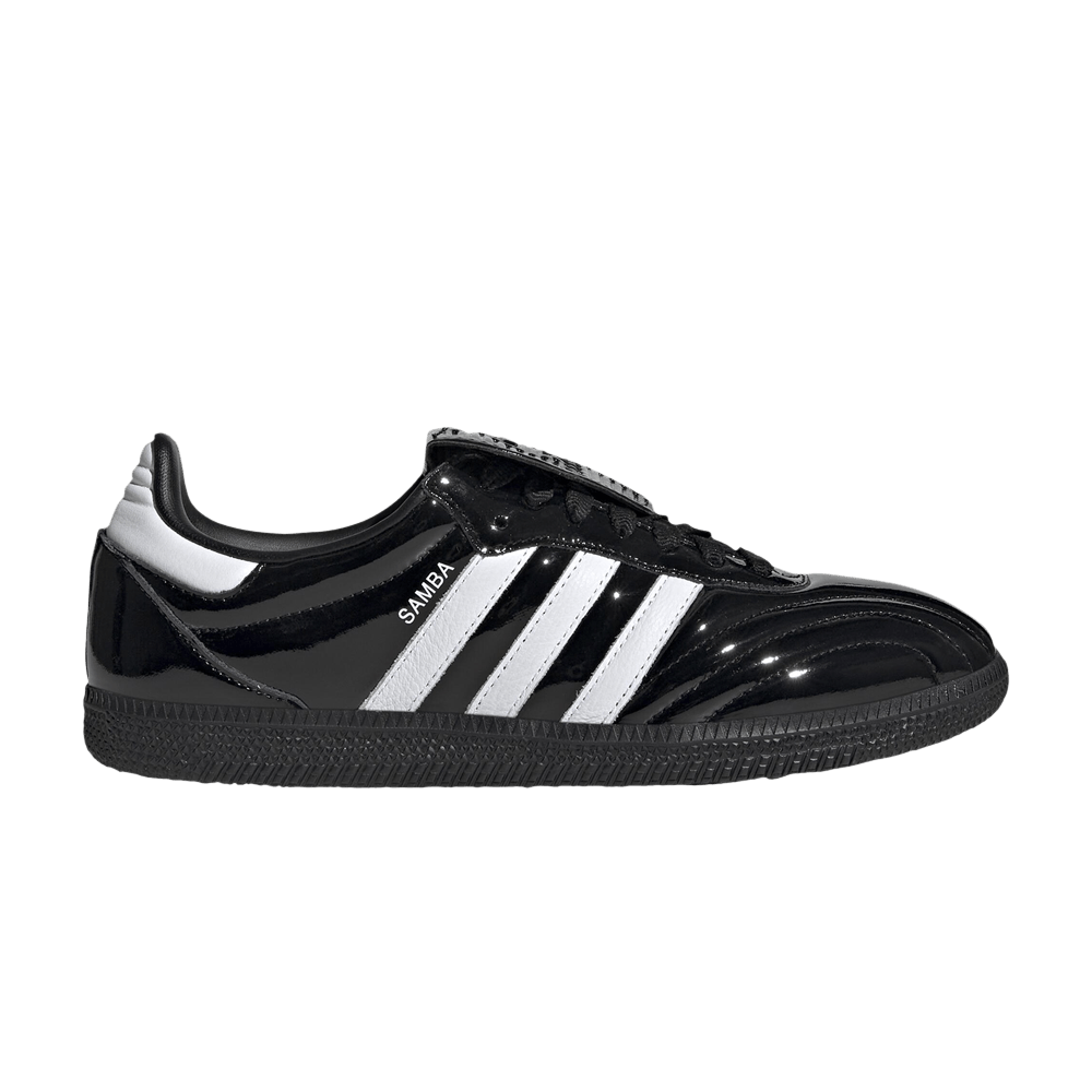 ADIDAS SAMBA LT CORE BLACK PATENT LEATHER (WOMEN&