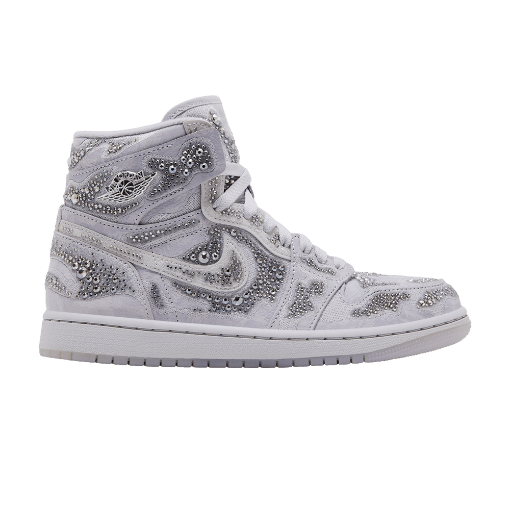 JORDAN 1 RETRO HIGH OG SWAROVSKI VAST GREY (WOMEN&