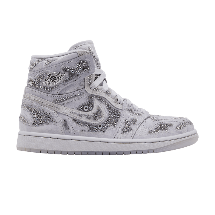 JORDAN 1 RETRO HIGH OG SWAROVSKI VAST GREY (WOMEN&