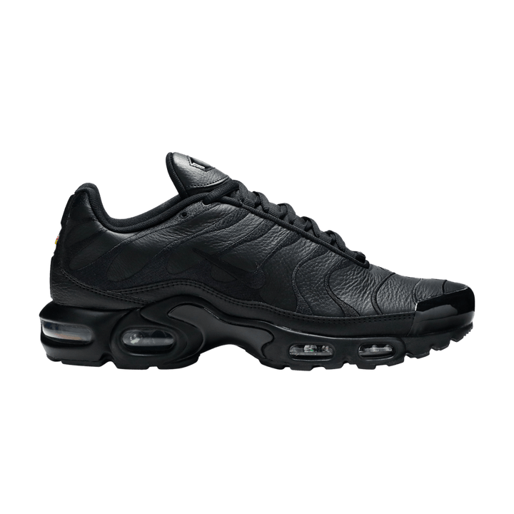 NIKE AIR MAX PLUS TRIPLE BLACK LEATHER