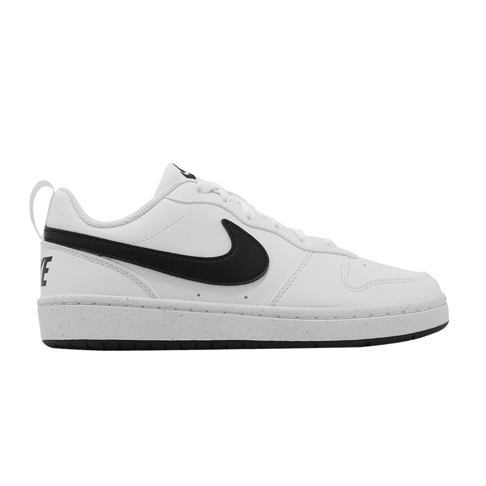 NIKE COURT BOROUGH LOW RECRAFT WHITE BLACK (GS)