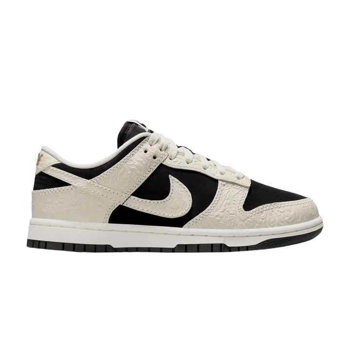 NIKE DUNK LOW EMBOSSED BLACK SAIL (WOMEN&