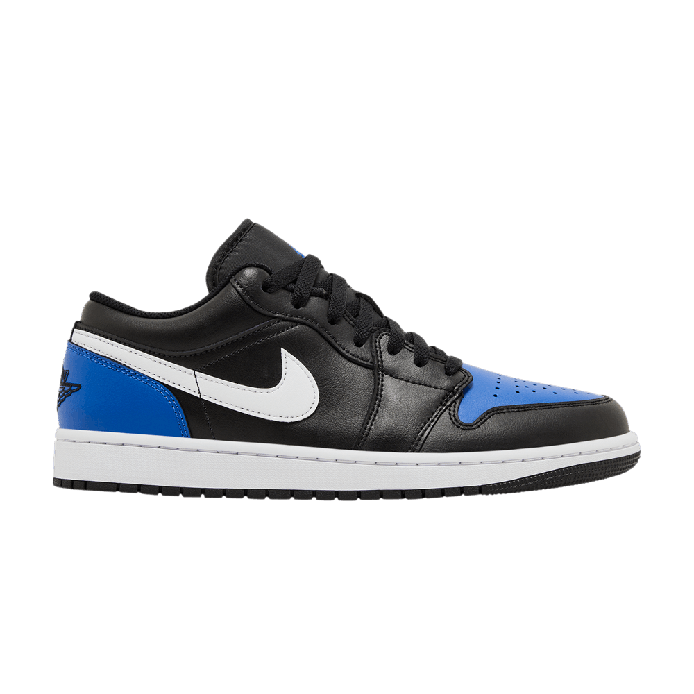 JORDAN 1 LOW BLACK ROYAL TOE