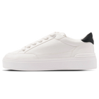 MALLET LANSBURY MEN'S WHITE NAPPA LEATHER TRAINERS