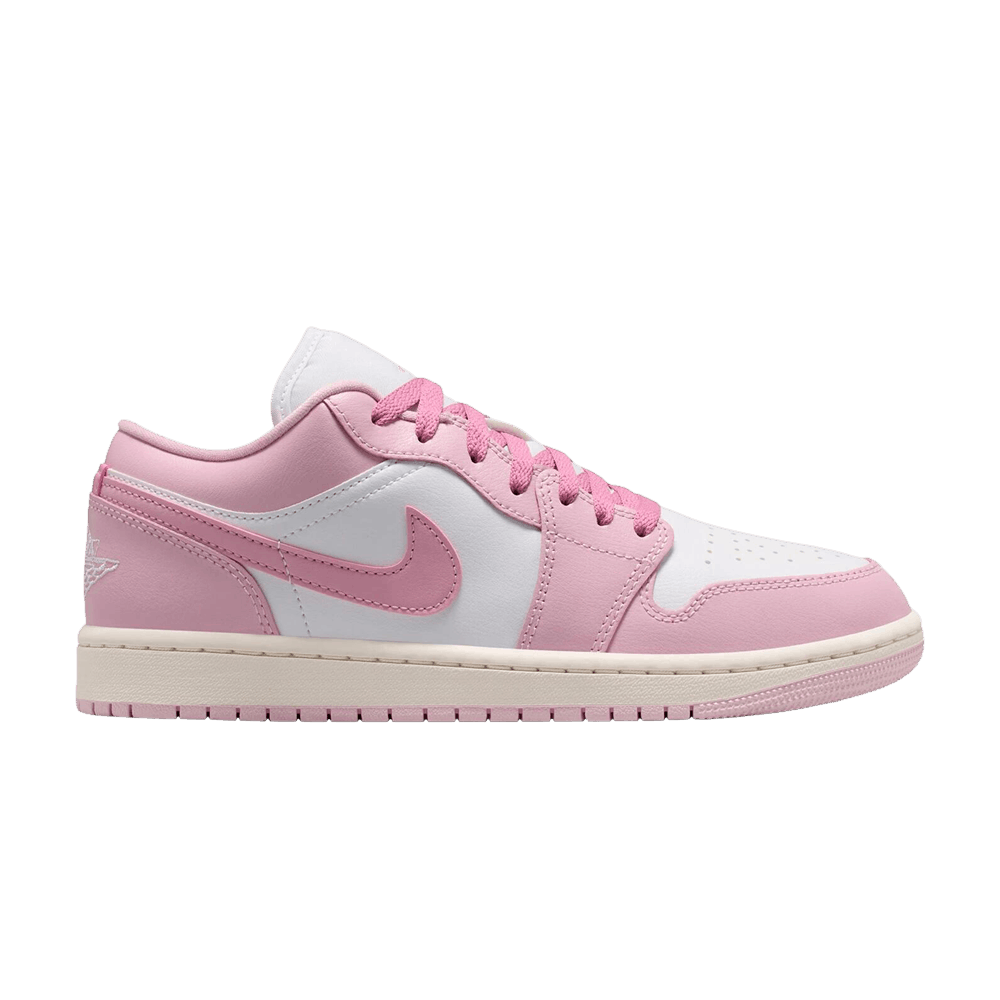JORDAN 1 LOW ICED CARMINE WHITE (WOMEN&