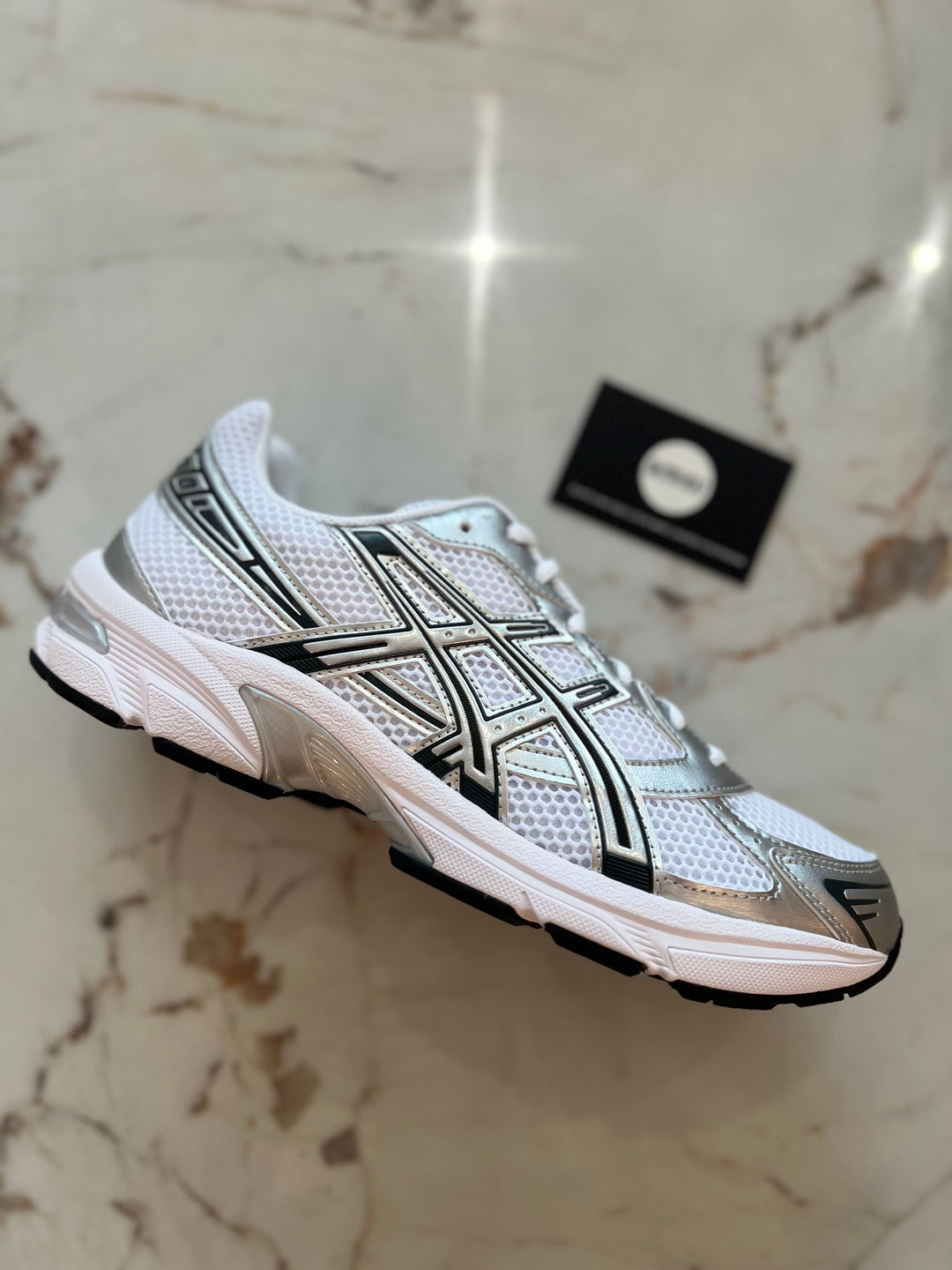ASICS GEL-1130 White Pure Silver ebay-hero