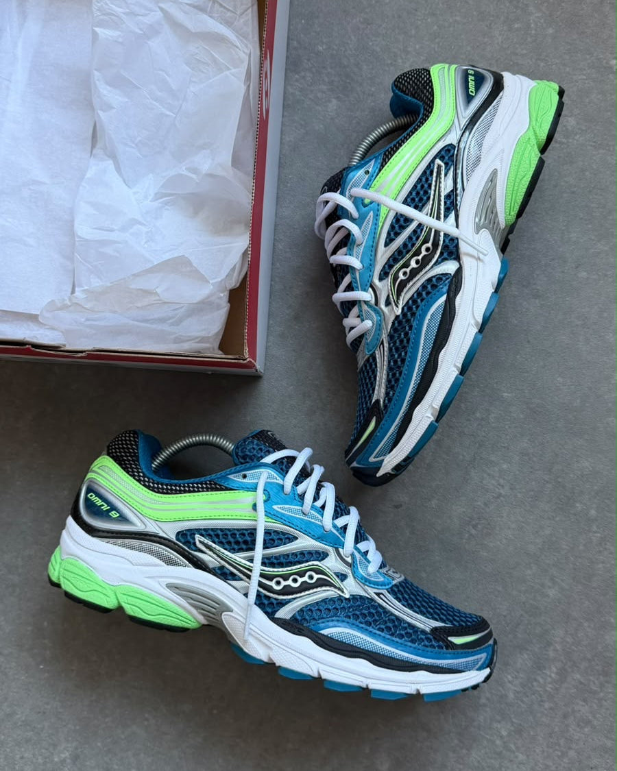 SAUCONY PROGRID OMNI 9 GREY SLIME BLUE