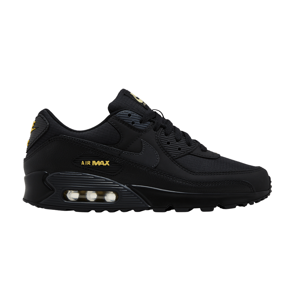 NIKE AIR MAX 90 BLACK BUFF GOLD