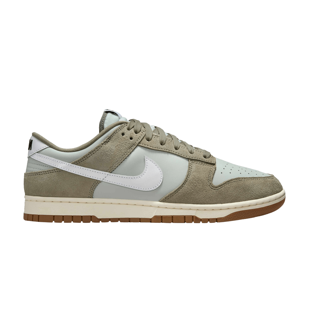 NIKE DUNK LOW RETRO SE LIGHT SILVER LIGHT ARMY SAIL WHITE